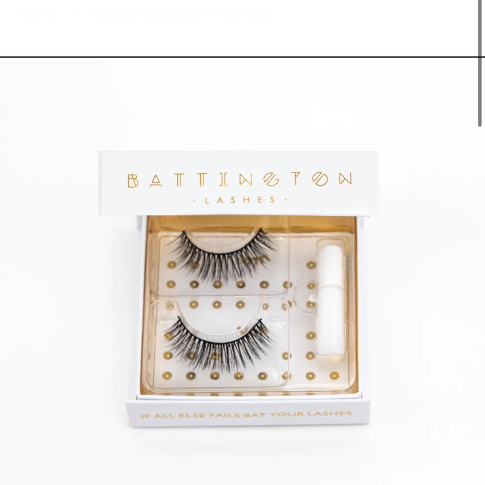 Battington Beauty Monroe 3D Silk Multi Use Lashes with Glue Kit